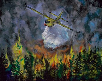 Firestormer Prints from Orginal Acrylic on Canvas