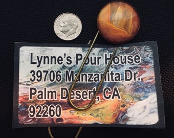 Bookmark, money clip, business card holder