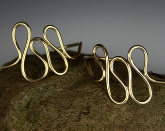 Smooth Vibrations Bronze Cuff Bracelet
