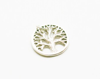 Sterling Silver Tree Charm, Silver Tree Charm, Sterling Silver Tree Charm, Silver Tree Charm