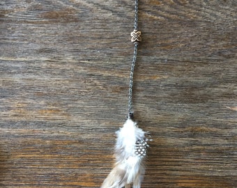 Bohemian Feather removable extension