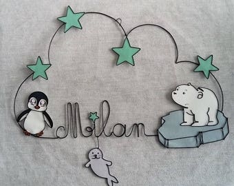 Name in wire - names and custom theme
