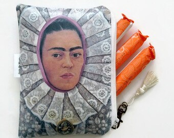 Vintage wallets for women,Frida Kahlo Tampon case/Discreet Pouch