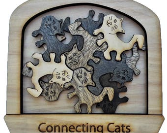 Connecting Cats tessellation puzzle.
