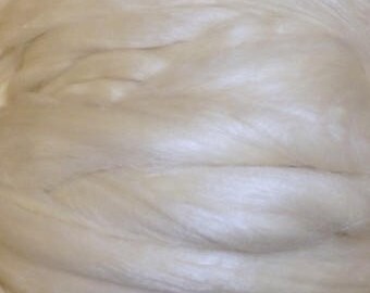 8 oz. Polwarth Tussah Silk 60/40 Luxurios Combed Top Roving