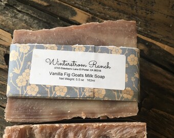 Vanilla Fig Goats milk soap