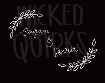 Courage and Spirit Print