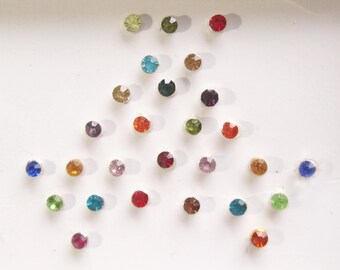 A Pack of MultiColor Stone Bindis,Indian Bindis Sticker,Fake Nose Stud Stickers,Colorful Stone Bindi Sticker,Tiny Stones,Face Tattoo Gem