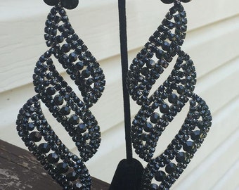 Large Chandelier Earrings | Long Chandelier Earrings | Huge Chandelier Earrings | Long Pageant Earrings | Statement Earrings