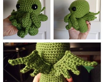 Adorable Crochet Cthulhu