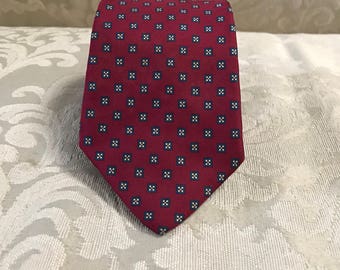 Vintage Givenchy Tie, Vintage Neckties, Men's Ties, Vintage Ties, Givenchy, Givenchy Ties, Vintage Givenchy, Burgundy Necktie, Navy Necktie