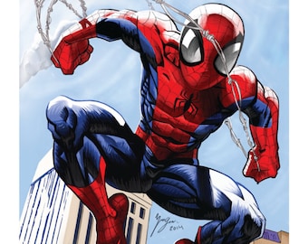 Amazing Spiderman - Digital Painting Print