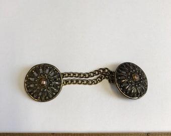 Vintage Metal Cloak Clasp