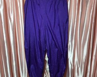 90s nylon windbreaker breakaway joggers S