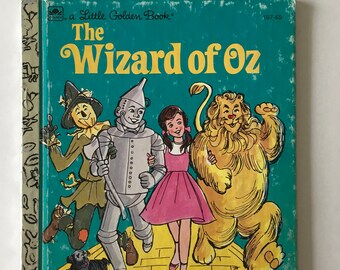 Wzard of OZ Little Golden Book Vintage 1975 #107-69