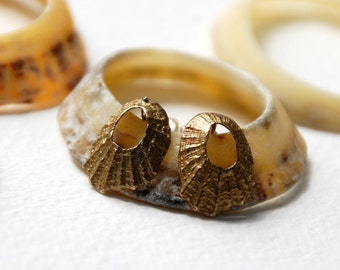 Tiny Limpet Stud Earrings