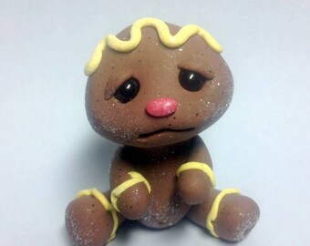BAKE SALE Lemon Creme Frosting Baby Girl Gingerbread Trollfling by Amber Matthies