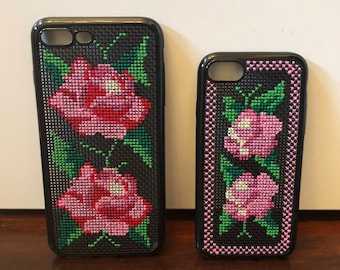 iPhone Case - Pink Twin Rose by Maria Maria