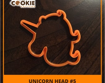 Unicorn Head 5 Cookie Cutter