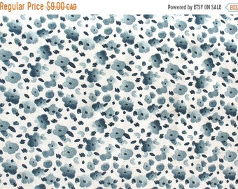 10% OFF - Blue Flowers - IKEA Vattenmynta Cotton Fabric