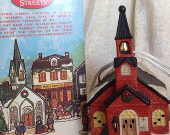 Porcelain Christmas Village Church