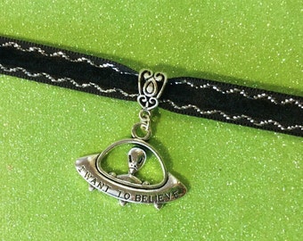 Alien Choker | Velvet Choker | Velvet Alien Choker | Black Velvet Choker | Choker Necklace | Black Velvet Alien Choker | Alien