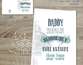 funny father's day card, card for fathers day, dad card, fathers day greeting card, gift for dad