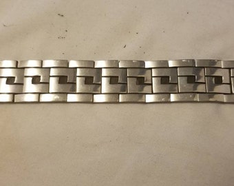 Vintage 9.25 Sterling Silver Mexico 141.6 Grams Bracelet