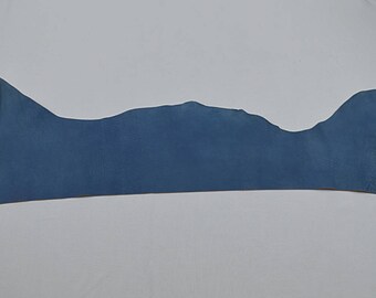 Blue cowhide leather coupon (7990735)
