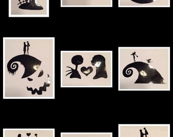 Nightmare Before Christmas Inspired Decals