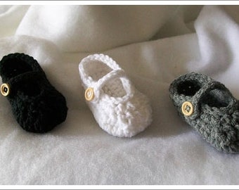 Baby Shoes, Mary Jane Baby Shoes, Crochet Shoes, Crochet Baby, Newborn Shoes, Baby Girl Booties, Mary Janes