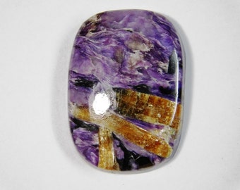 AAA+ Purple Russian charoite gemstone, Natural charoite cabochon gemstone, charoite loose stone, charoite loose gemstone 79 Cts. R-472