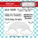 Rainbow 4x4" Clear Photopolymer Stamp Set