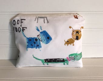 Cartoon Puppy Pouch | Handmade Zipper Pouch