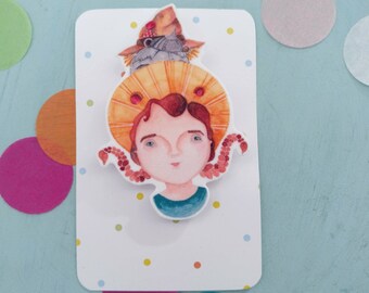 Fairy tale brooch - wizard of oz