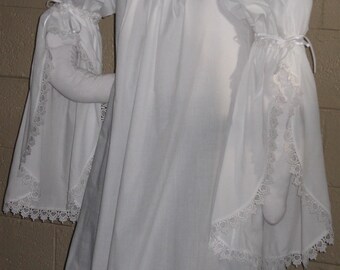 DDNJ Choose Color 1 Tier Split Trumpet Slv Chemise Plus Custom Made ANY Size Renaissance Vampire Goth Gypsy Pirate Wench Costume Medieval