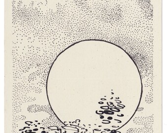 Original Ink Drawing - Garden, No. 1