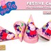 Peppa Pig Party hats 10 pcs. Birthday hats for children's holiday, party or birthday. Peppa Pig party. Peppa pig Birthday hats.