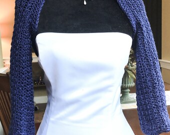 Wedding shrug, bridal shrug, bridal/Prom cover up. 3/4 length sleeves