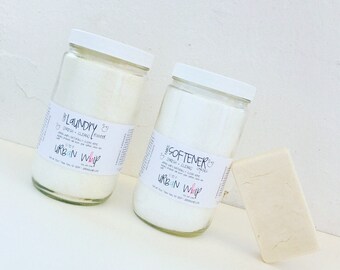 lAUNDRY sOAP + fABRIC sOFTENER cRYSTALS + sTAIN sTICK | Gift Set