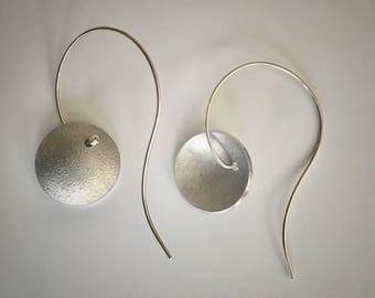 Sterling & reclaimed aluminum earrings