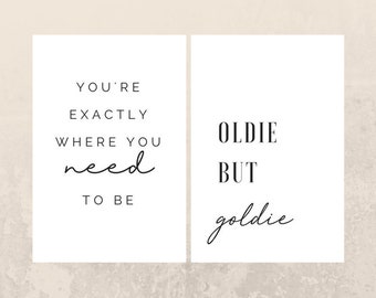 Life chapter set | Printable artwork | 2 pieces