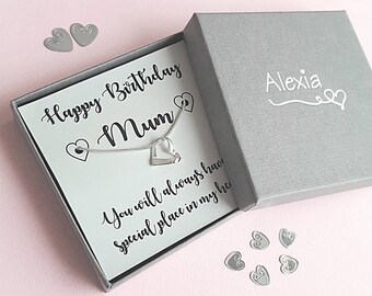 Personalised Heart Necklace/Sterling Silver Heart Necklace/Silver Heart Necklace/Heart Necklace/Heart Charm/Gift For Her/Sister Necklace