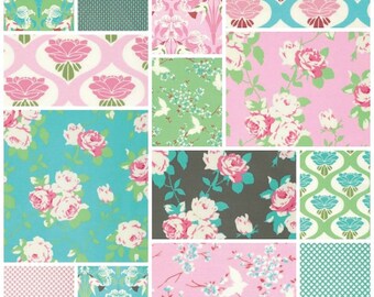 Tanya Whelan Chloe | Precuts | Fat Quarter Bundle | 15 Fat Quarters | Fabric Bundle | Quilting Cotton