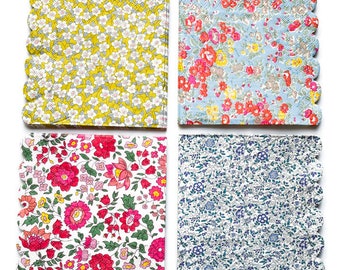 Decoupage Napkins - Liberty Floral Paper Napkins, 4 Different Paper Napkins; Decoupage, Collage and Paper Craft Projects, Liberty of London
