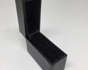 Black Mini Engagement Ring Presentation Box ***FREE SHIPPING