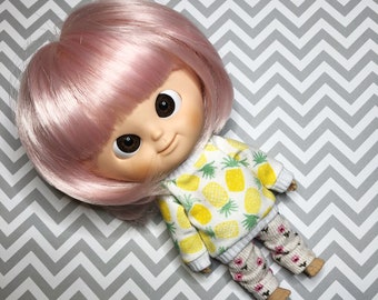 Sweatshirt with sushi for Muichan/ Lati yellow/Pukifee doll