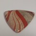 Large drilled red jasper cabochon pendant