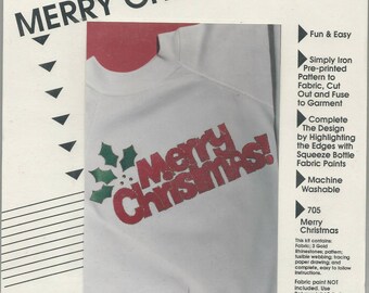 Merry Christmas Eas On Applique Kit
