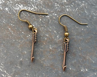 Minimalist Tiny Arrow Earrings